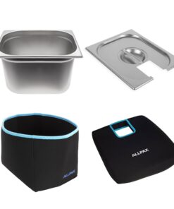 Allpax Sous Vide Isolationsset für Behälter Mit Deckel und Aussparung 200 mm Warmhalten von Speisen Im Wasserbad