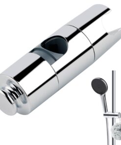 Hibbent Duschkopfhalter Ersatz -Universal einstellbare Handbrause Halter für Duschen,Soinen, Badoom, Chrom,