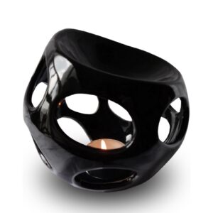 Zen'Arôme - Duftlampe Keramik - Duftbrenner für Ätherische Öle - Dekoration & Therapie - Verbreitung durch Sanfte Wärme