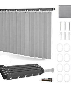 Duschvorhangstange Ohne Bohren 1,8 m × 2 m L-Form U-Form Gerade für Kleine Badezimmer