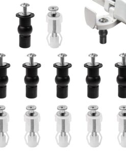 12 Stück WC Sitz Befestigung von Oben - Ersatzteile für Toiletten.Dayübergreifend wie/tablettenschrauben Sortiment Top