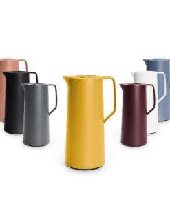 Emsa Motiva Isolierkanne - Lange Wärmespeicherung 1 Liter - Auslaufsicher undMade in Germany - Gelb - N41708
