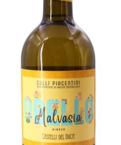 Obello Bianco Semidry Colli Piacentini DOC 0,75l - 2024 / Castelli del Duca - Italienischer Weißwein / Ideal für Sommerg