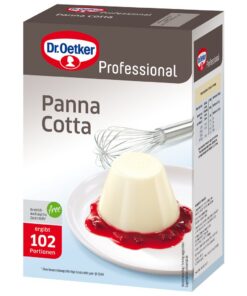Dr. Oetker Professional Panna Cotta - Edible, For Chefs, Kitchen Use, Smooth Texture, 1,1 kg - Elegant Dessert, Perfect