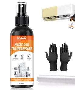 Kunststoffreiniger Vergilbung Fensterrahmen Weiß + Entfernt Vergilbung + Geeignet für Klimaanlagen (100 ml) Kunststoff