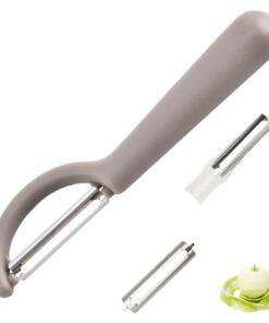 P-Sparschäler Edelstahl für Tupperware mit 2 Ersatzklingen - Ersatzteile für Kartoffel-, Spargel- & Orangenschäler