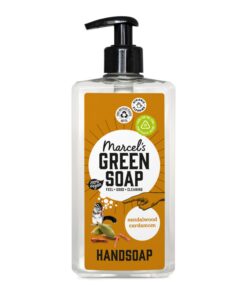 Marcel's Grün Seife Sandelholz & Kardamom - Flüssige Handseife - Umweltfreundlich Vegan 97% Biologisch abbaubar 250 ml