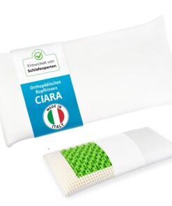 Orthopädisches Memory-Foam-Kissen made in Italy für Seitenschläfer & Rückenschläfer - Ergonomisch & komfortabel