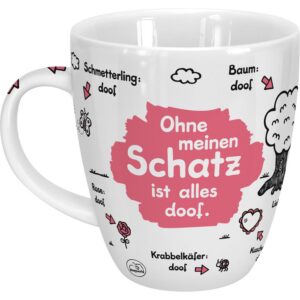 Sheepworld 42622 Tasse Schatz Porzellangranit Gläser für Haus und Garten Designeredition