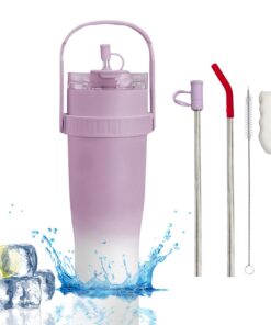 Devesanter Thermobecher 40 Unzen Kaffeebecher für unterwegs,Doppelwandiger Edelstahl Vakuum Isolierbecher mit oberem Gri
