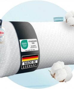 Orthopädisches Memory Foam Nackenstützkissen 40x80 für alle Schlaftypen (Rücken, Bauch, Seitenschläfer) – Höhe 13cm OEKO