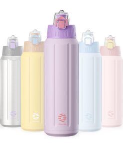 Rumiiro 600ml Leckfeste Wasserflasche mit Filter für Sport und Fitness, BPA-frei, Kinderfreundlich und thermobesonders g