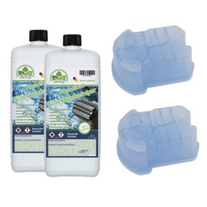 2L JaTop Scherkopfreiniger Nachfüllflüssigkeit für Braun Clean & Renew Synchro Activator & Pulsonic Series - Made in DE
