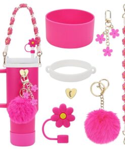 TOEECY Stanley Cup Zubehör Set (Rose)