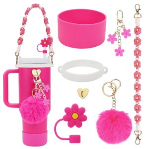 TOEECY Stanley Cup Zubehör Set (Rose)
