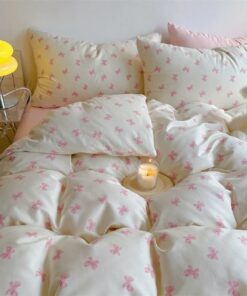 Kinderbettwäsche Rosenweiß Schlüpfer Lanqinglv ÖKO-TEX