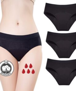 ZVZK Starke Blutung Underwear Damen Absorption Lecksicher Slip OEKO-TEX STANDARD 100