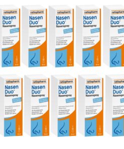 Nasenduo Ratiopharm Nasenspray für Erwachsene - Sparset 10 x 10ml