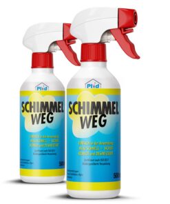 PLID® Innovationeller Schimmelentferner Spray 1l - Wand, Tapete und Bad reinigen - Chlorhaltig - Anti-Schimmeleffekt - S