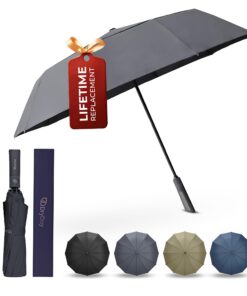 DryDay Premium Regenschirm für Regen, winddicht, Doppeldach, stabiler Rahmen, automatisches Öffnen/Schließen, einzigarti