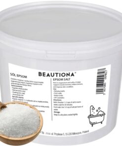 Epsom-Salz 1 kg - Reinestes Magnesiumsulfat für entspannte Muskeln & Gelenke bei Badeüberraschungen