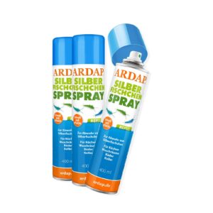 ARDAP Repell Silberfischspray - 3 x 400ml - Schnell wirksames Mittel gegen Silberfische - Hausbesitzer - Innenspritzung