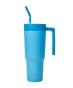 BaronHong Doppelwandiger Edelstahl Vakuum Isolierbecher Für Heiße und Kalte Getränke 40oz Autobecher