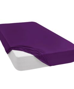Mixibaby Spannbettlaken + 100% Baumwolle + Schlafzimmeraccessoires + Familienversion + Nacht + 28 Farben + 180 x 200 cm