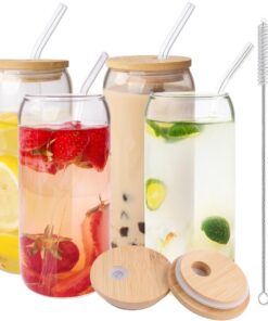 BELICOO Cocktailgläser Set für Cocktails und Kaffee, 500ml, Iced Coffee und Trinkgenuss | BELICOO 4 Stück Cocktailgläse