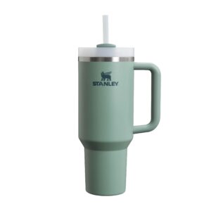 STANLEY Quencher H|0 Flowstate Trinkflasche - Kühlt 11 Stunden - Spülmaschinenfest - BPA Frei - Edelstahl Trinkbecher