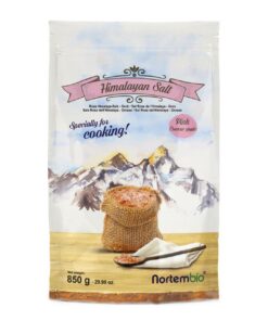 Nortembio Himalaja-Salz Rosa 850 g Pakistan | Naturbelassen & Unraffiniert | Ohne Zusatzstoffe - Ideal für die Gourmetkü