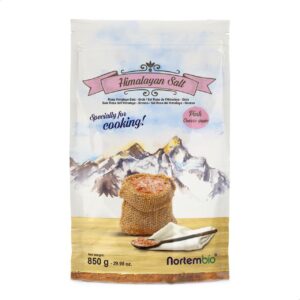 Nortembio Himalaja-Salz Rosa 850 g Pakistan | Naturbelassen & Unraffiniert | Ohne Zusatzstoffe - Ideal für die Gourmetkü