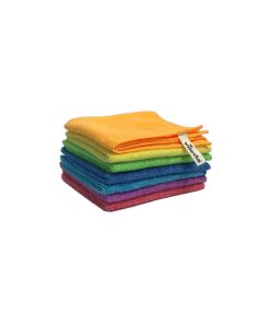 Vileda Mikrofasertücher Colors Compact by Design - Allzwecktücher Multipack 7er Pack 30 x 30 cm Mehrfarbig zur Untersche