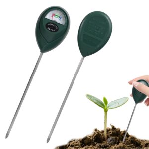 AONAYO Feuchtigkeitsmesser Pflanzen 2er-Pack,GießAnzeiger Keine Batterie Erforderlich,Bodensensor Ph-Hygrometer
