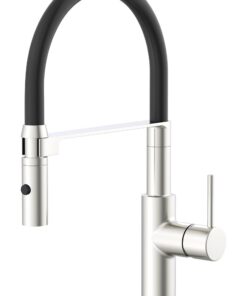 Lenz Küchenarmatur NALU - Wassersparende Geschirrbrause mit 2 Strahlarten für Einsparungen - Anti-Fingerabdruck Oberfläc