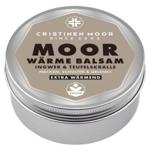CristinenMoor Moor Wärme Balsam I Bio Shea Butter I Unterstützung bei Rheuma, Gelenkprobleme I 200 ml Moorinreibung mit