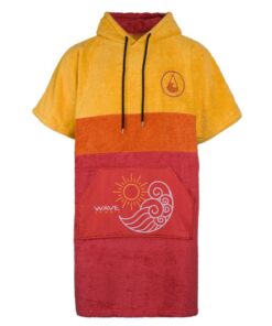 WAVE HAWAII Surf-Poncho “Paia” Größe S 145-175cm – Hohe Wasserabsorption Umziehhilfe Strand