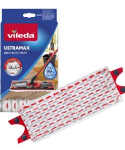 Vileda Ultramax Mikrofaser Wischmopp-Bezug | für alle Hartbodendi sorts - Waschmaschinengeeignet - 1 Stück OEKO-TEX STAN