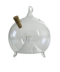 Fliegenfalle zum Stellen und Hängen - das Original Lauschaer Glas 8 cm Mundgeblasen Handgeformt