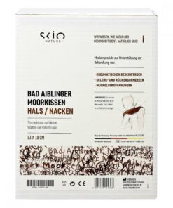 MOORKISSEN Bad Aiblinger Hals- und Nackenpolster 18x53 cm, 1 Stufe - Komfort & Unterstützung bei Baden und Entspannen