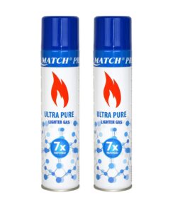 Premium Nachfüllgas + Feuerzeuggas Für Feuerzeuge - 1 Feuerzeug (2 x Gas) (2)