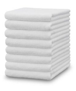 8er Set Frottee-Handtücher 50x100 cm – 100% Baumwolle