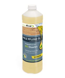 Universal 1 Liter Bio Holzöl - Premium Möbelpflege für Innen & Ausen - 100% Natürliche Ölfarbe aus Deutschland
