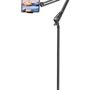 LanPavilion Tablet-Bodenständer: Flexibler Verstellbar mit 2,25 kg Basis, kompatibel mit iPad, iPhone, Galaxy, für Zuhau