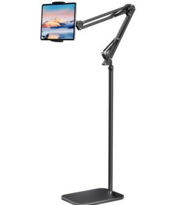 LanPavilion Tablet-Bodenständer: Flexibler Verstellbar mit 2,25 kg Basis, kompatibel mit iPad, iPhone, Galaxy, für Zuhau