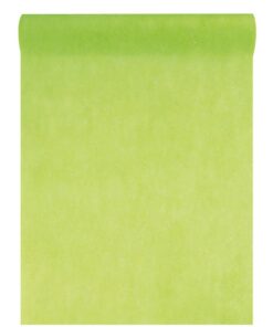 Santex Hellgrüner Vliesstoff-Tischläufer - идеales Dekoszenario für Party und Hochzeit - 30 cm breit, 25 m lang