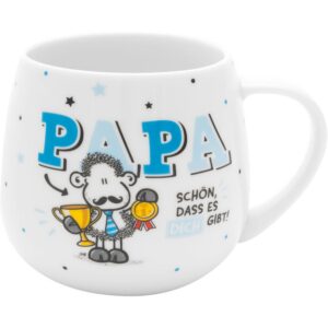 Sheepworld Kaffeebecher Porzellan 43cl Geschenk für Papa Vatertag Geburtstag