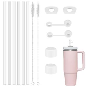 Stanley Cup Zubehör Strohhalme Silikon 30cm Reisebecher 40oz Wiederverwendbar