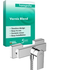 Hansgrohe Vernis Shape - Duscharmatur Aufputz für Einzelverbraucher, Mischbatterie Dusche, Einhebelmischer, Chrom