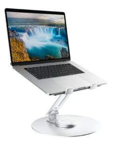 Epherie Höhenverstellbarer Laptop Ständer für Office-arbeitende Businessleute, 360° drehbarer Schreibtischständer mit A